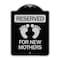 Signmission Blue Reserved Parking for New Mothers Heavy-Gauge Aluminum Sign, 24" x 18", BS-1824-24297 A-DES-BS-1824-24297 - alternate 1